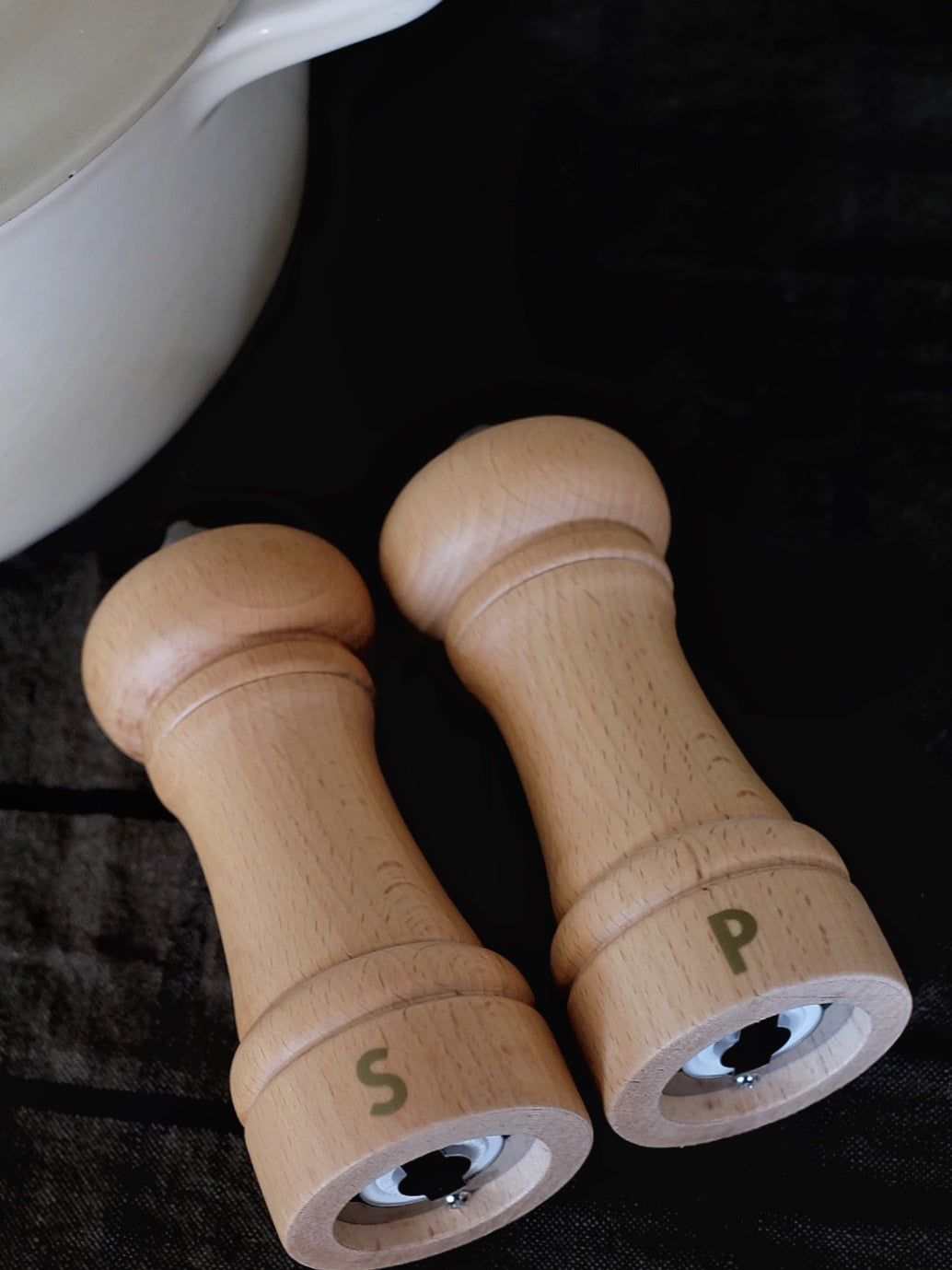 Set de Molinillos de Sal y Pimienta – Madera Pequeño