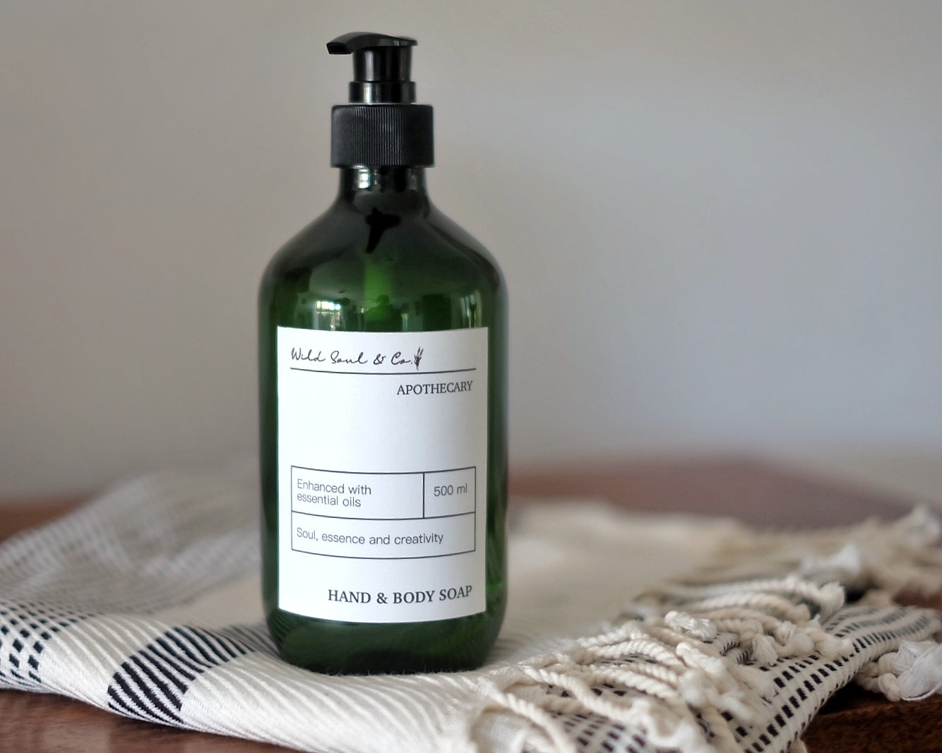 Jabón de manos y cuerpo Wild Soul & Co. 500ml