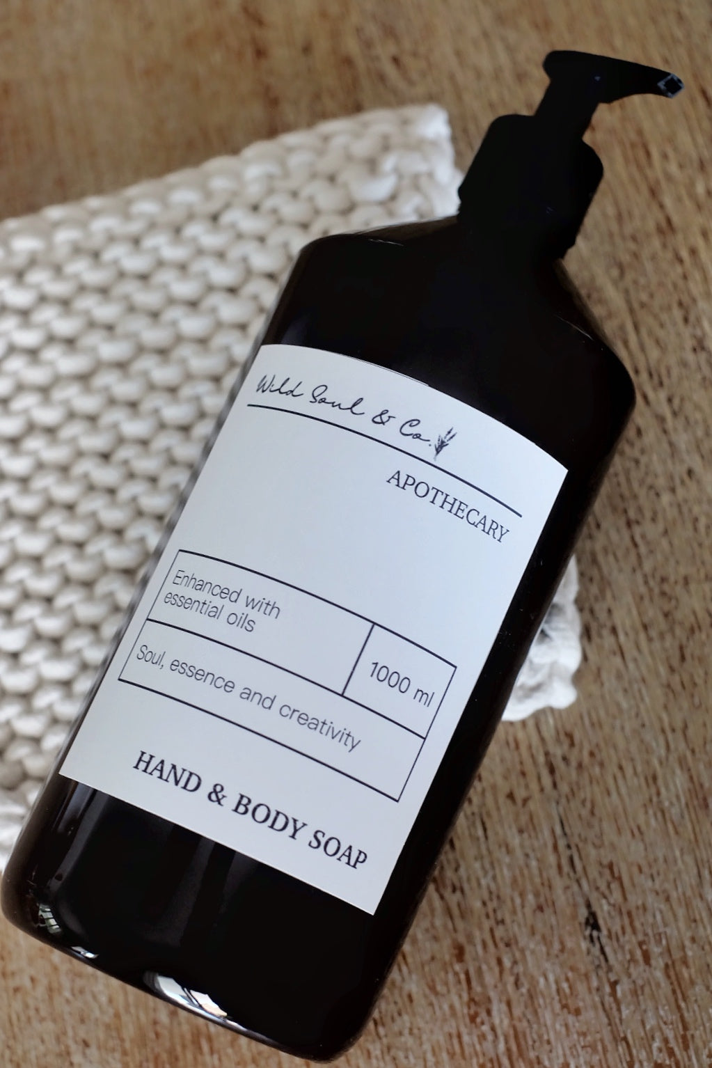 Jabón de manos y cuerpo Wild Soul & Co. 1000ml