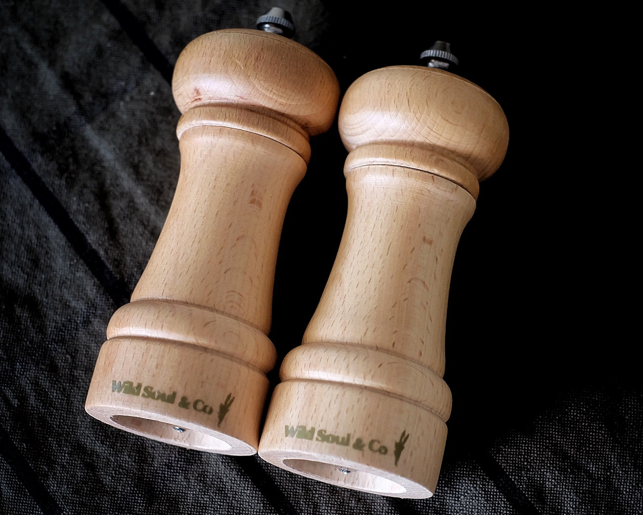 Set de Molinillos de Sal y Pimienta – Madera Pequeño