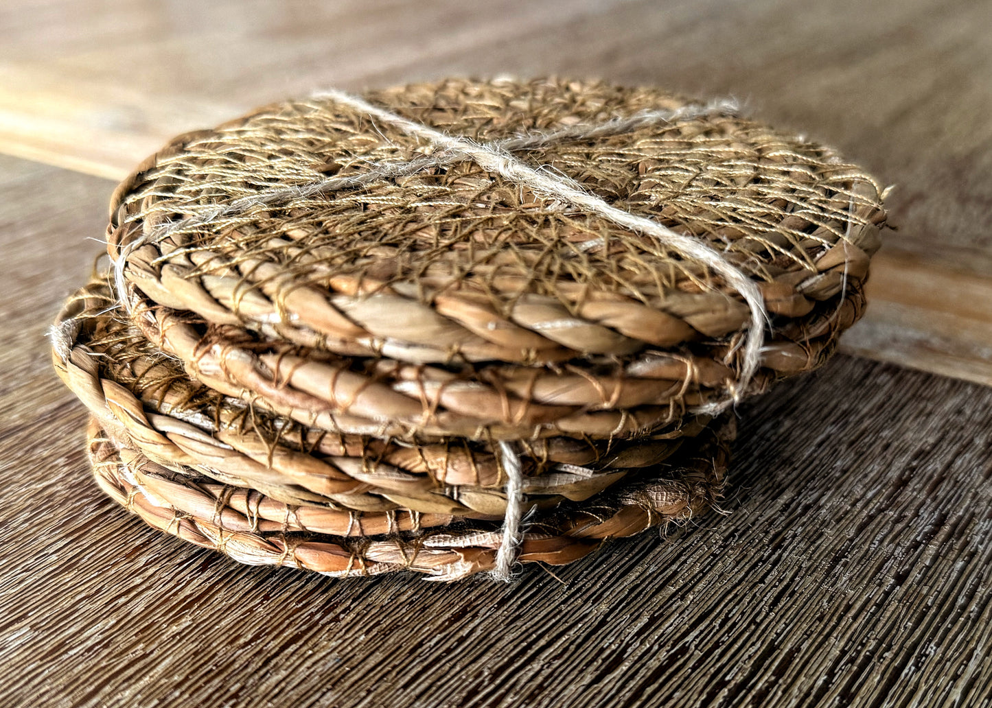 Posavasos de seagrass Menorca redondos
