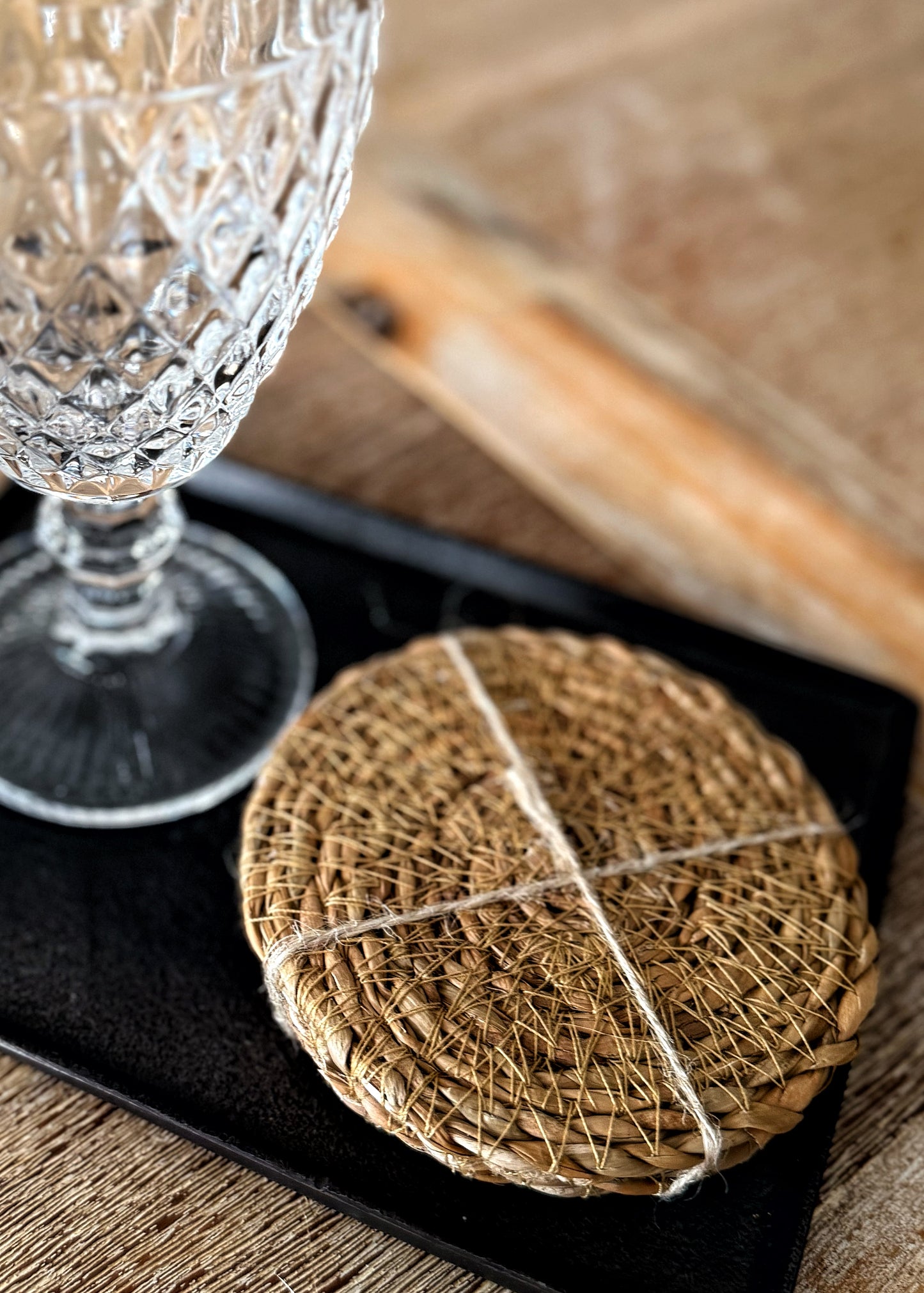 Posavasos de seagrass Menorca redondos