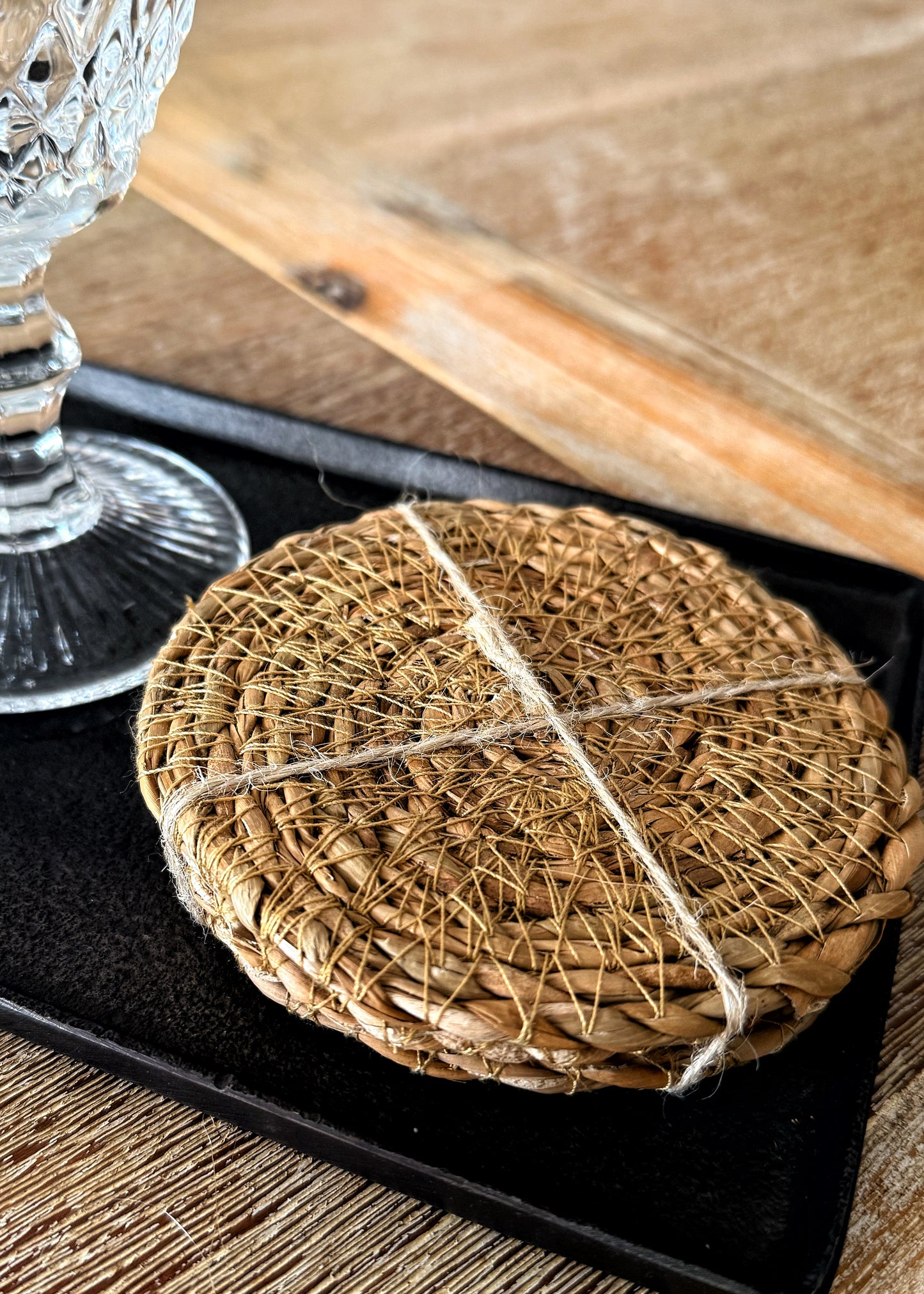 Posavasos de seagrass Menorca redondos