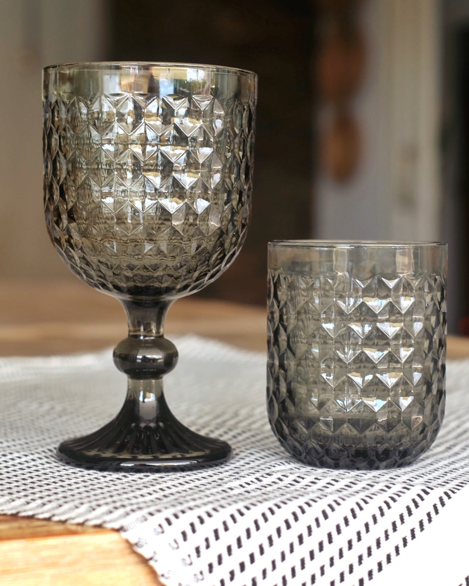 Vaso de agua y refrescos Diamond Green