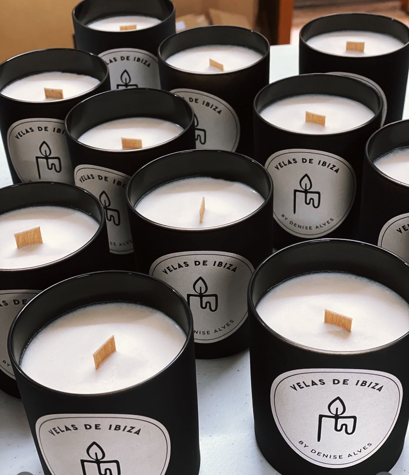 VELAS DE IBIZA Colección IN BLACK Aroma Palo Santo