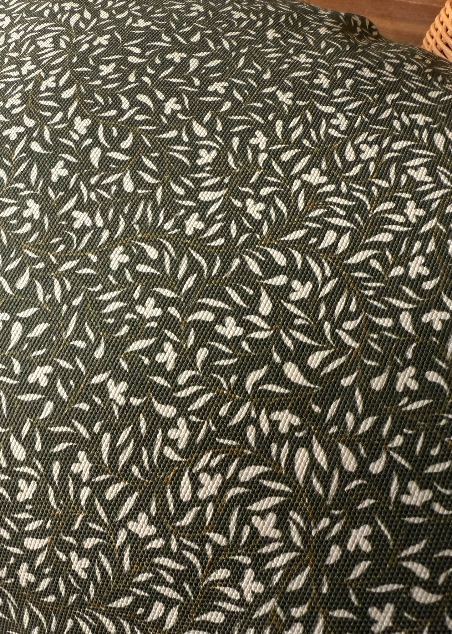 Funda y relleno de cojín Doñana verde