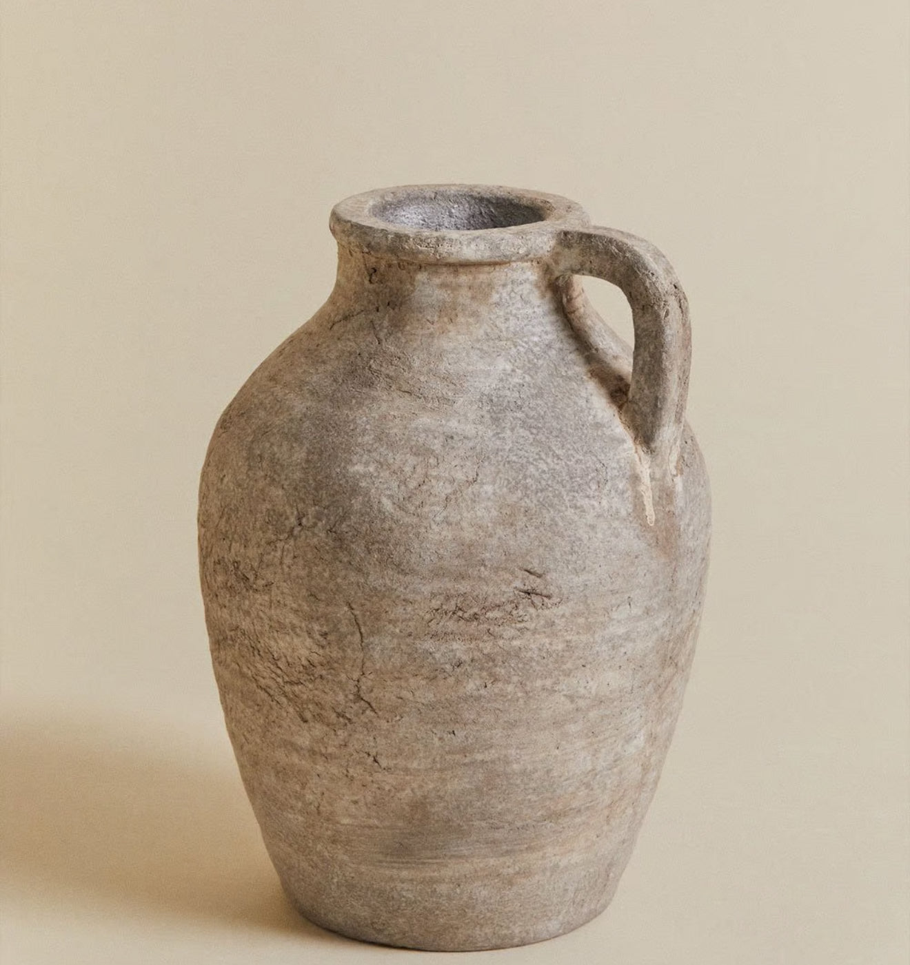 Jarrón en Terracota con Asa Menorca