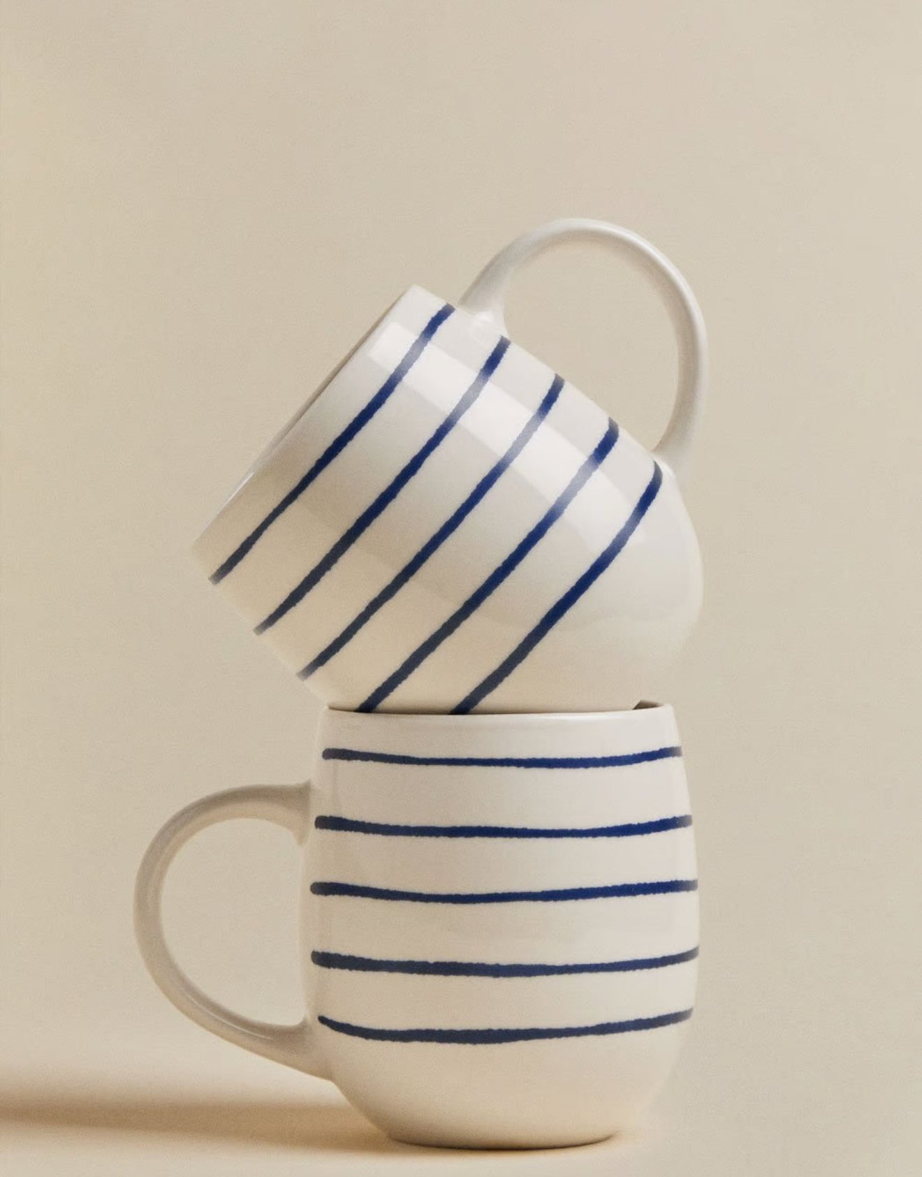 Pack de 2 tazas en new bone china 47 cl Casilda