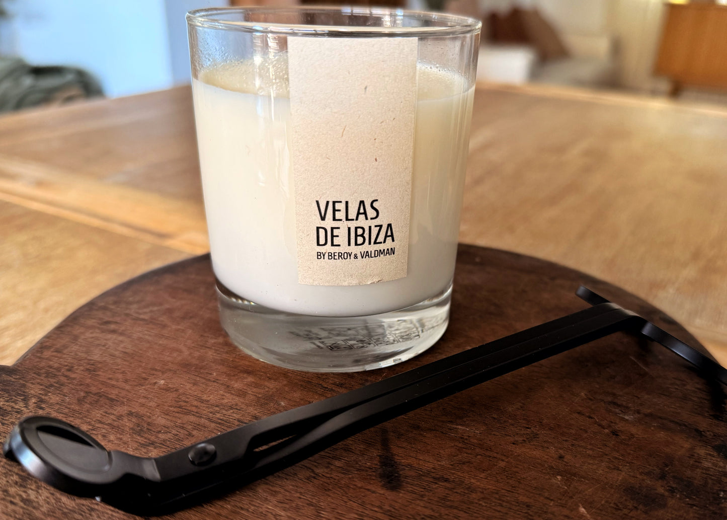 Corta mechas velas acero negro Silvie